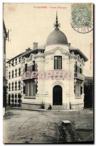 Old Postcard Bank Caisse d & # 39Epargne St Galmier