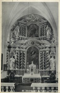 Germany Goslar St. Jakobikirche church altar 1933 postcard