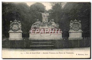 Old Postcard Saint Cloud From Veterans Park Pediments Du Palais From & # 39In...