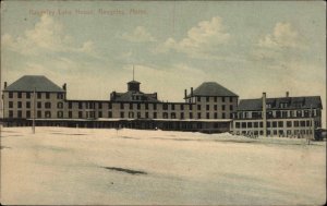 Rangeley Maine ME Lake House Winter 1900s-20s Vintage Postcard