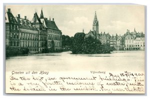 Panorama of the Hague Netherlands UNP UDB Postcard S17