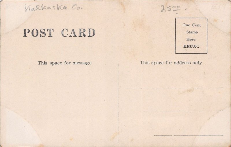 J63/ Kalkaska Michigan RPPC Postcard c10 Beebe Image County Court House 34