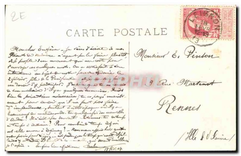 Old Postcard Louvre Museum Virgin between Saint Benedict and Saint Quentin