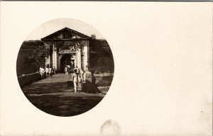 RPPC Phillipines Manila Puerta Del Parian Gate Real Photo c1910 Postcard U11