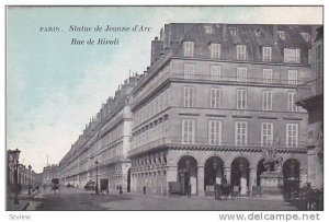 Statue De Jeanne d'Arc, Rue De Rivoli, Paris, France, 1900-1910s