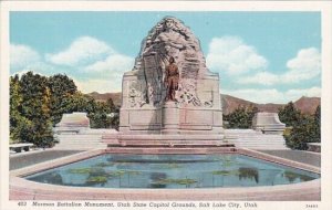 Mormon Battalion Monument Utah State Capitol Grounds Salt Lake City Utah