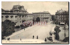Old Postcard MONTPELLIER Square prefecture LL