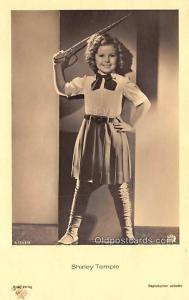 Actress Shirley Temple Unused Glue on back side