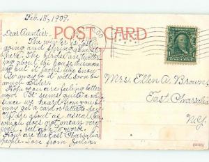 Divided-Back WATER SCENE Waterloo Iowa IA hk3443