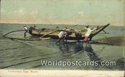 Fisherman's Boat Manila Philippines Unused 