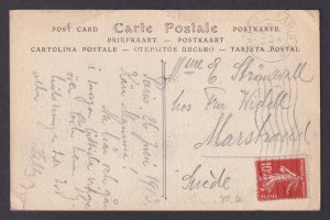FRANCE, Postcard, Planes over Seine, Paris