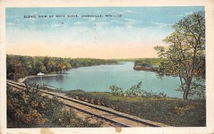 View Of Rock River Janesville, Wisconsin WI