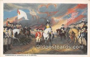 Surrender of Cornwallis US Capitol Patriotic Unused 