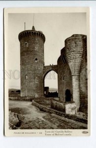 424231 SPAIN Palma de Mallorca Tower of Bellver castle Vintage photo postcard