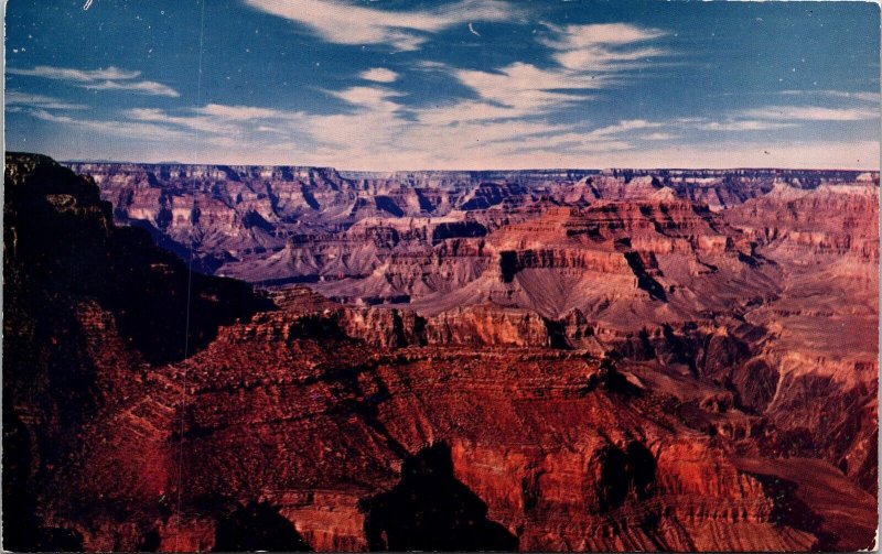 Grand Canyon National Park Arizona AZ Postcard PM Clean Cancel WOB Note 1c Stamp 