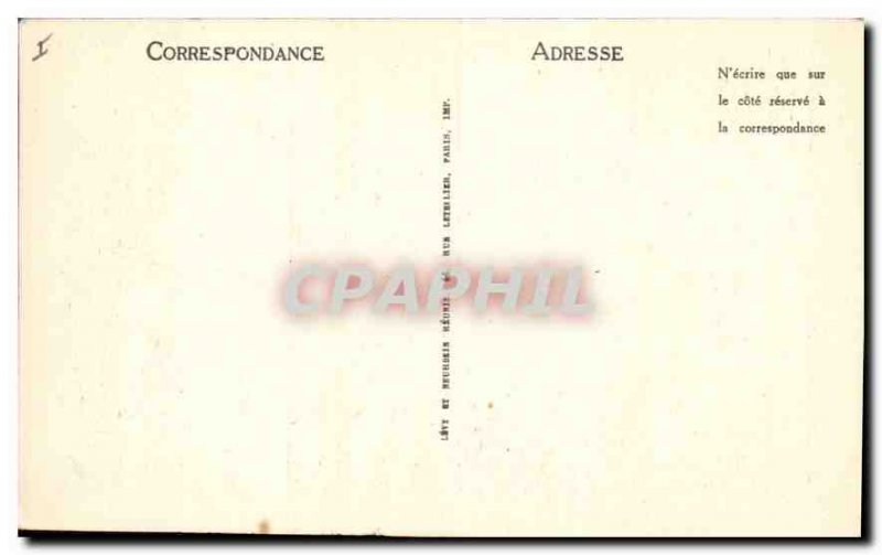 Old Postcard Chamonix and Mont Blanc