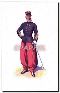 Postcard Former Army Officer Zouaves 1900 Museum Marechal Franchet d & # 39Es...