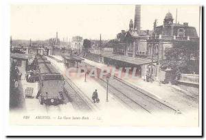 Amiens Postcard Old Railway Station St. Roch (Reproduction)