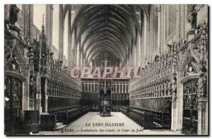 Old Postcard Albi Cathedral Ste Cecile heart Jube