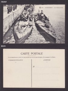 FRANCE, Postcard, Dunkirk, The Submersibles, WWI