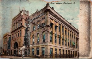 Court House Cincinnati Ohio Postcard PC360