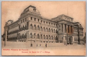 Madrid Spain c1910 Postcard Ministerio De Fomento Ministry Of Public Works