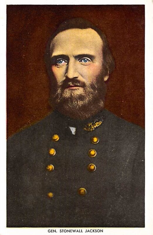 Gen. Stonewall Jackson West Virginia, USA Civil War Unused 