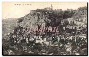 Old Postcard Rocamadour