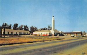 Holdredge NE Tower Lodge Old Cars Postcard