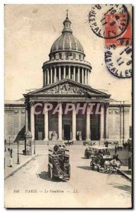 Old Postcard Paris Pantheon