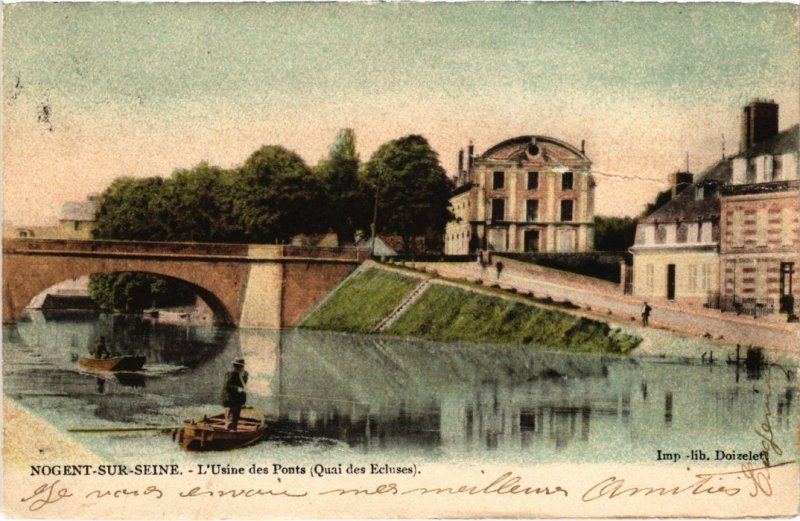 CPA NOGENT-sur-SEINE - Usine des Ponts (71648)