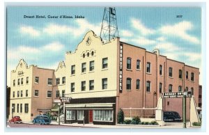 Desert Hotel Coeur D'alene ID Idaho Postcard (BN3)