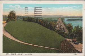 Indian Mound Park, St. Paul Minnesota - Slogan Plane Cancel 1927