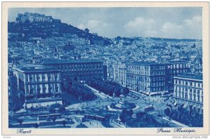 Napoli, Piazza Municipio, Campania, Italy, 10-20s