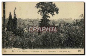Old Postcard Route Honfleur Trouville Le Grand Bec