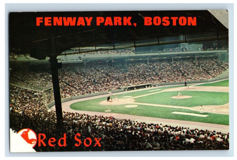 Vintage Fenway Park Boston Red Sox Postcard P85E