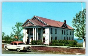 EAGLE RIVER, Michigan MI ~ County Seat COURT HOUSE Keweenawland 1950s Postcard