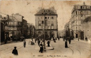 CPA BREST - La Place des Portes (650270)