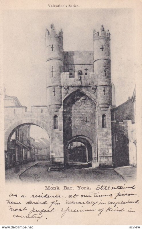 YORK, Yorkshire, England, 1900-1910s; Monk Bar