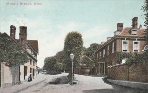 DISS, MOUNT STREET, Norfolk - Vintage POSTCARD