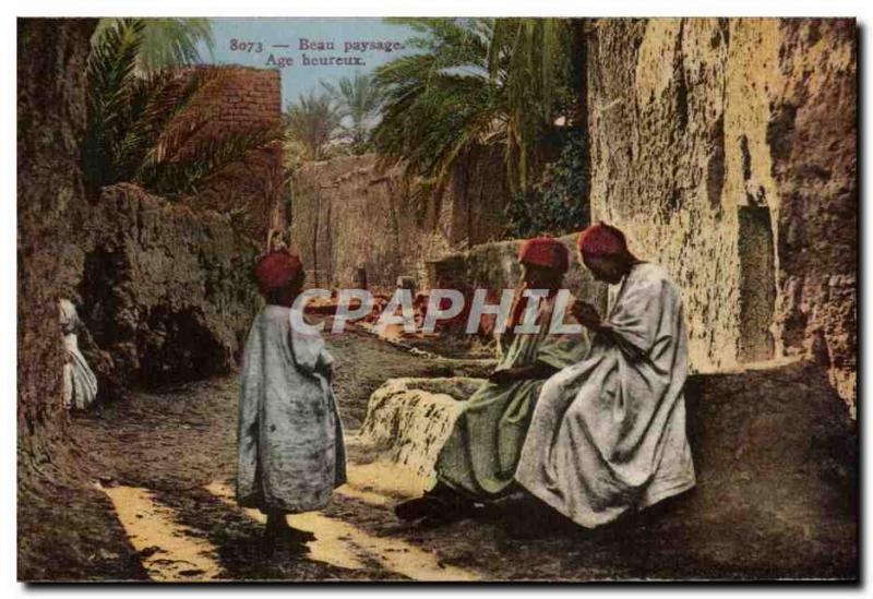 Postcard Beautiful Landscape Old Age happy