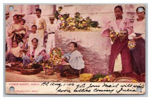 Flower Market Manila Philippines 1906 Scott 300 OP 226