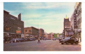 NH - Nashua. Main Street looking North ca 1952