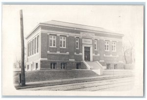 c1910's Enoch Pratt Free Library View Baltimore Maryland MD RPPC Photo Postcard 