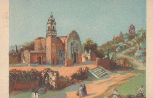 Acapanzingo Mor Oleo De Salvador Tarazone Mexican Painting Postcard