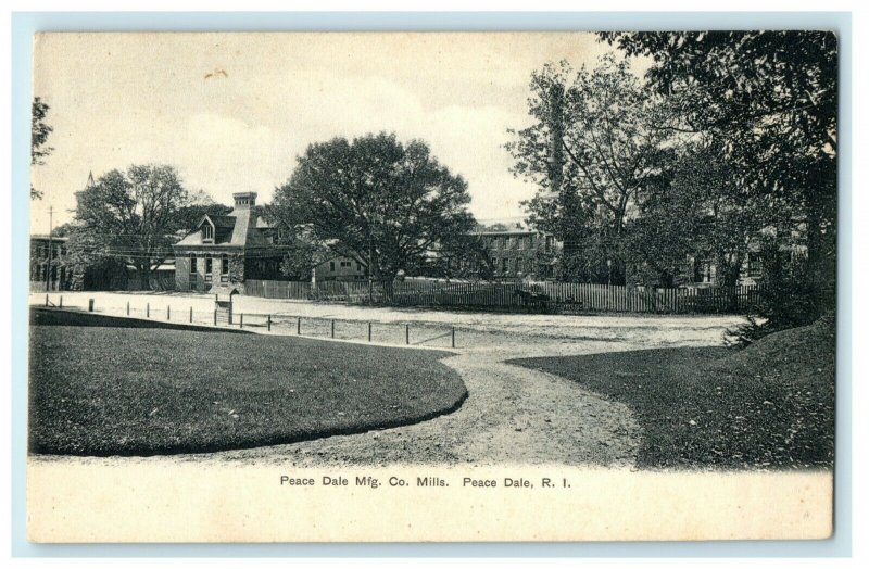 1905 Peace Dale Mfg. Co Mills, Peace Dale Rhode Island, RI Postcard