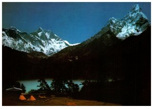 Mt. Everest Behind Nuptse Nepal Postcard PC1086