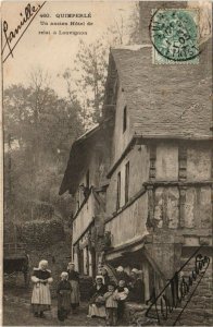 CPA QUIMPERLÉ - Un ancien Hotel de relai a Lanvignon (143955)