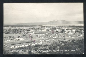 RPPC AJO ARIZONA BIRDSEYE VIEW OF DOWNTOWN VINTAGE REAL PHOTO POSTCARD