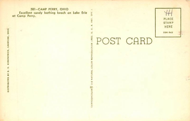 Beach Camp Perry, Ohio OH